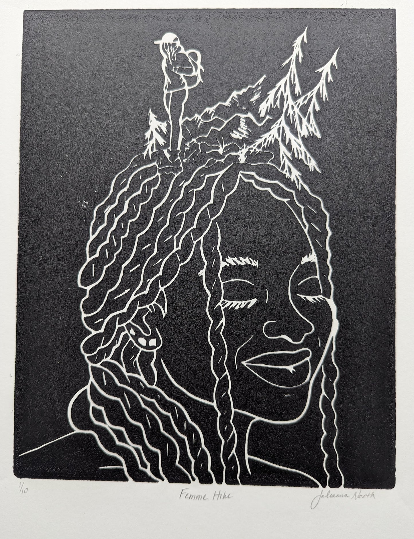 Lino Print | Femme Hike