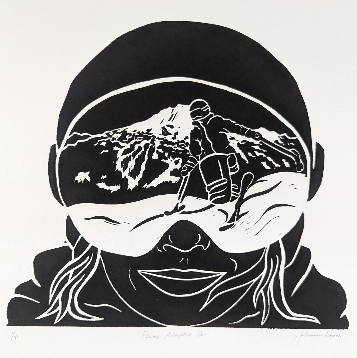 Lino Print | Femme Adaptive Ski