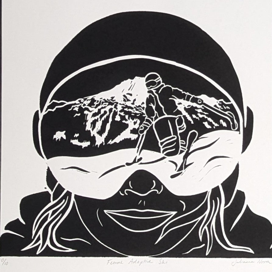 Lino Print | Femme Adaptive Ski